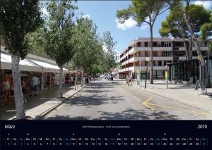 Wandkalender „Cala Ratjada 2019” März